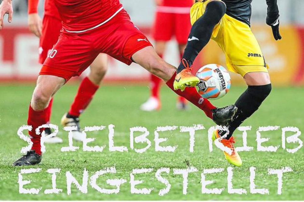 Spiel- und Trainingsbetrieb vorerst eingestellt